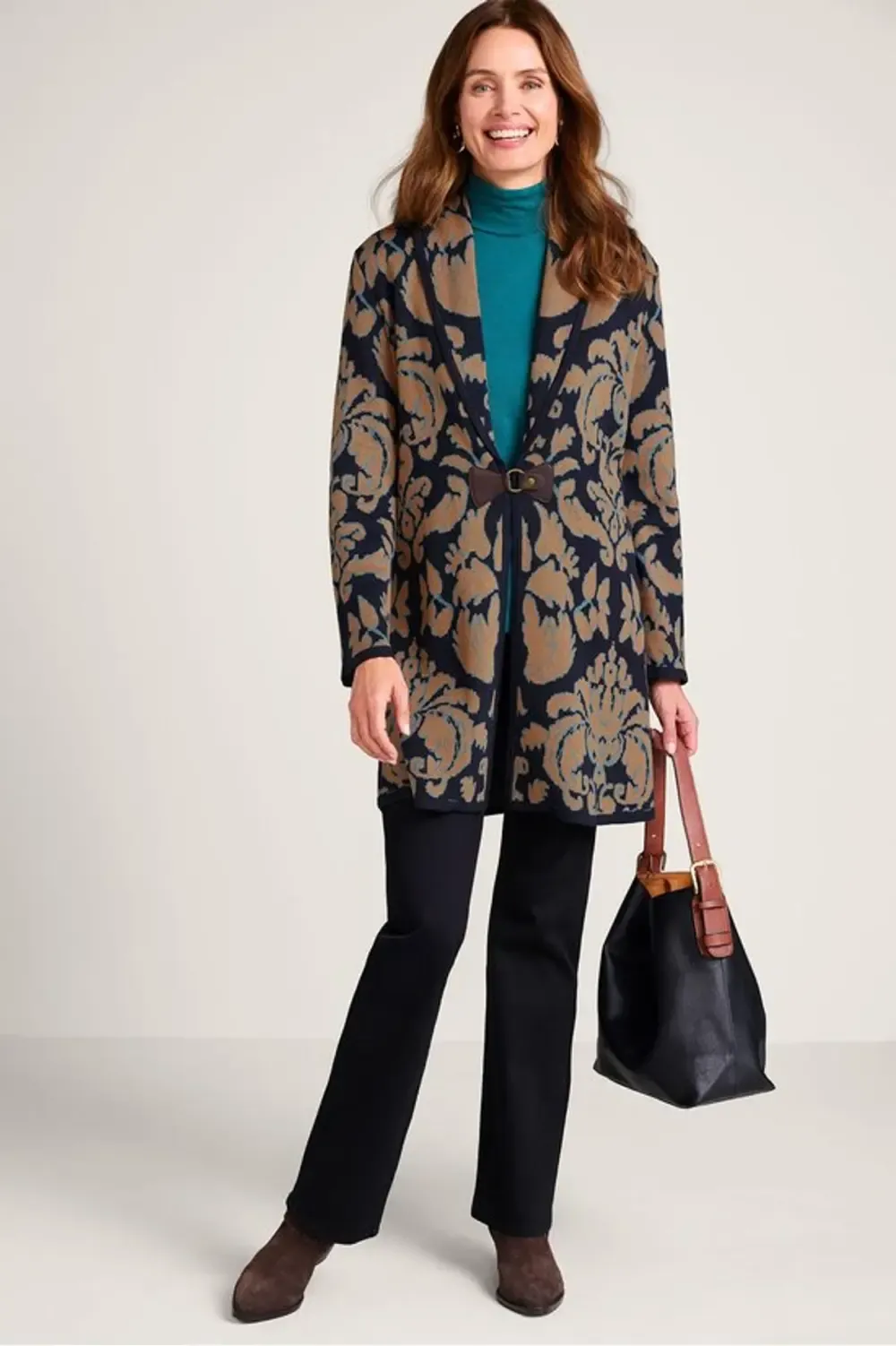 D'Orsay Long Cardigan Sweater