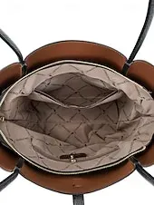 Women's Green Faux Leather Tote Bag, Simple Design, Gold Buckle Decoration - Stylish and Practical Tote Bag for Work, Shopping and Daily Use Black White Red