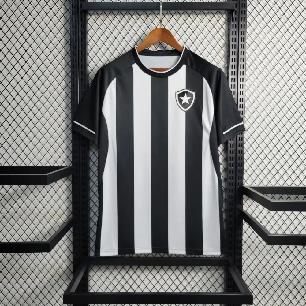 Camisa Botafogo Home 22/23 - Preta e Branca