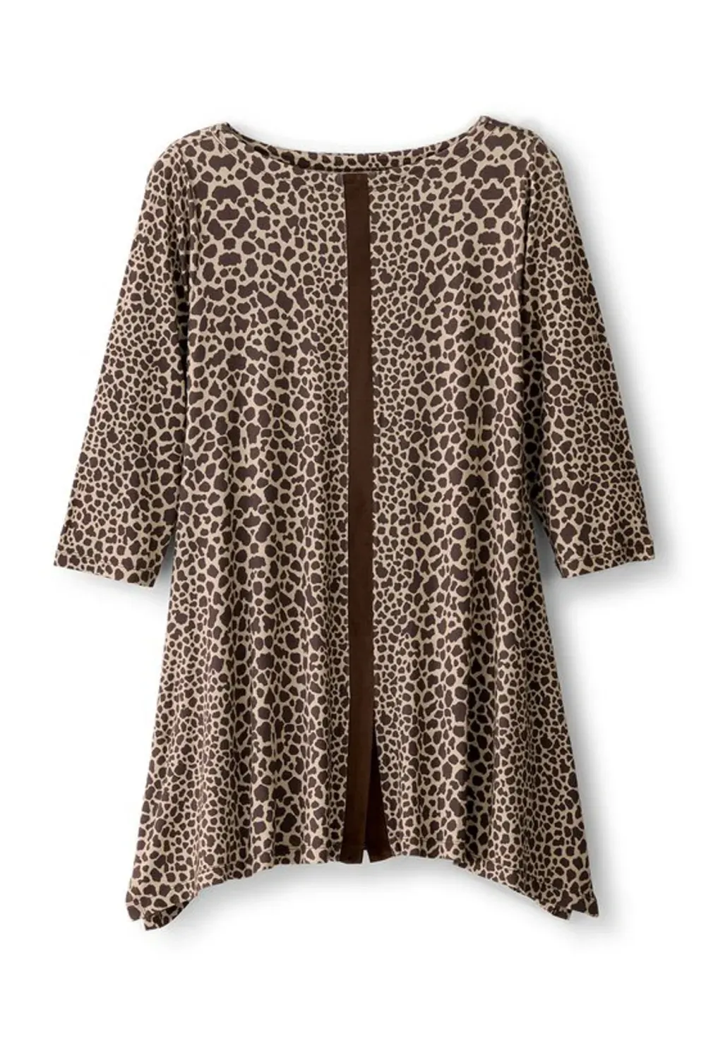 Spot of Luxe 3/4 Sleeve Knit Tunic