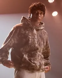 HOLLISTER FEEL GOOD FLEECE BOXY CAMO HOODIE