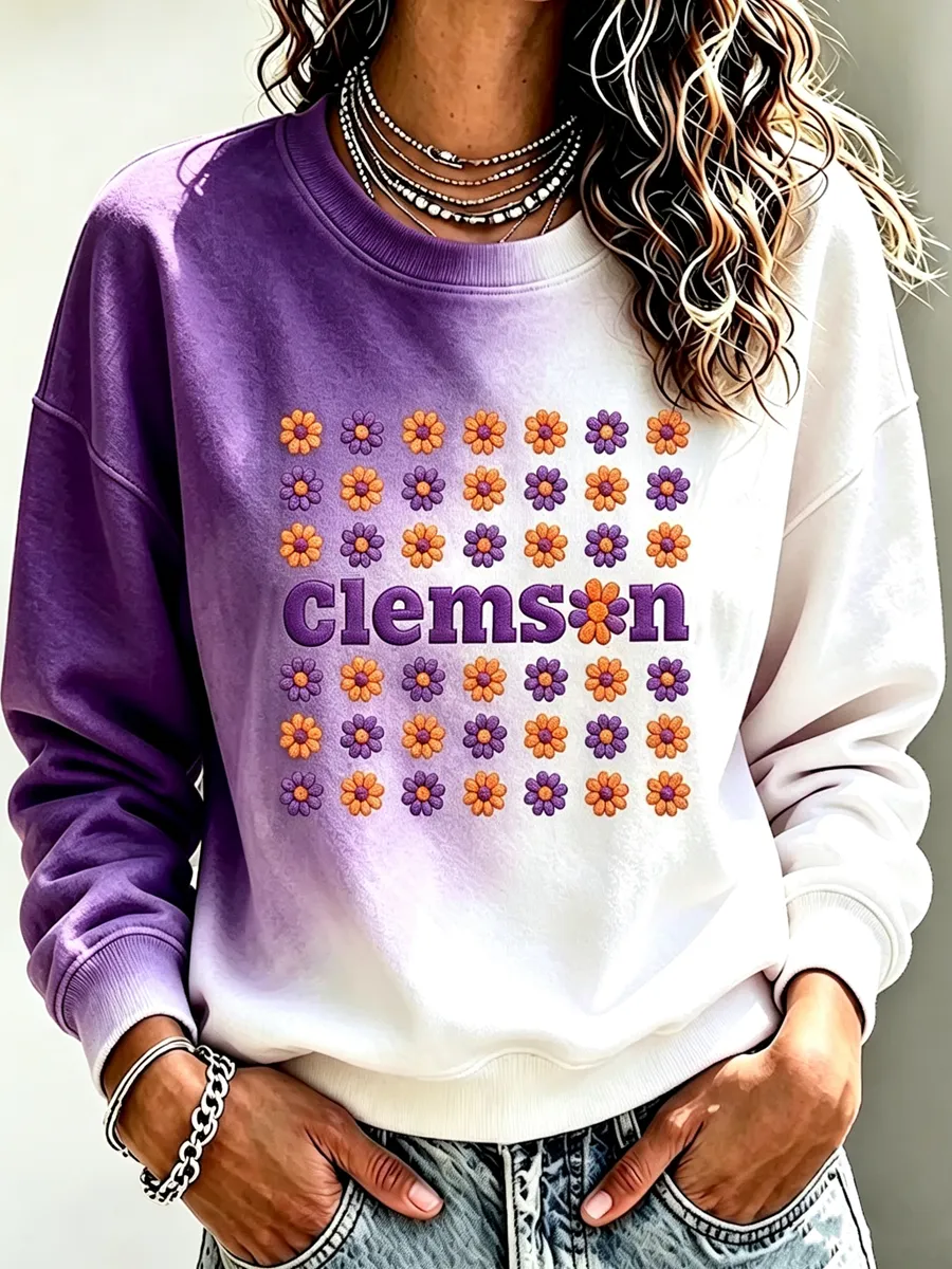 Women'S Retro Rugby Round Neck Sports Shirt
