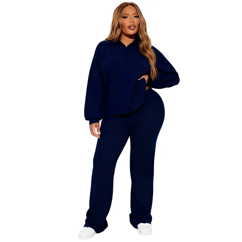 Samaria Sweater Pant Set - Charcoal