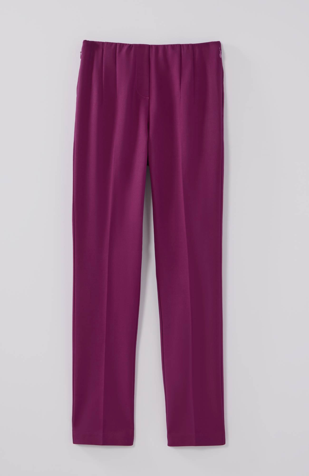 Versatile Cotton-Stretch Slim-Leg Pants