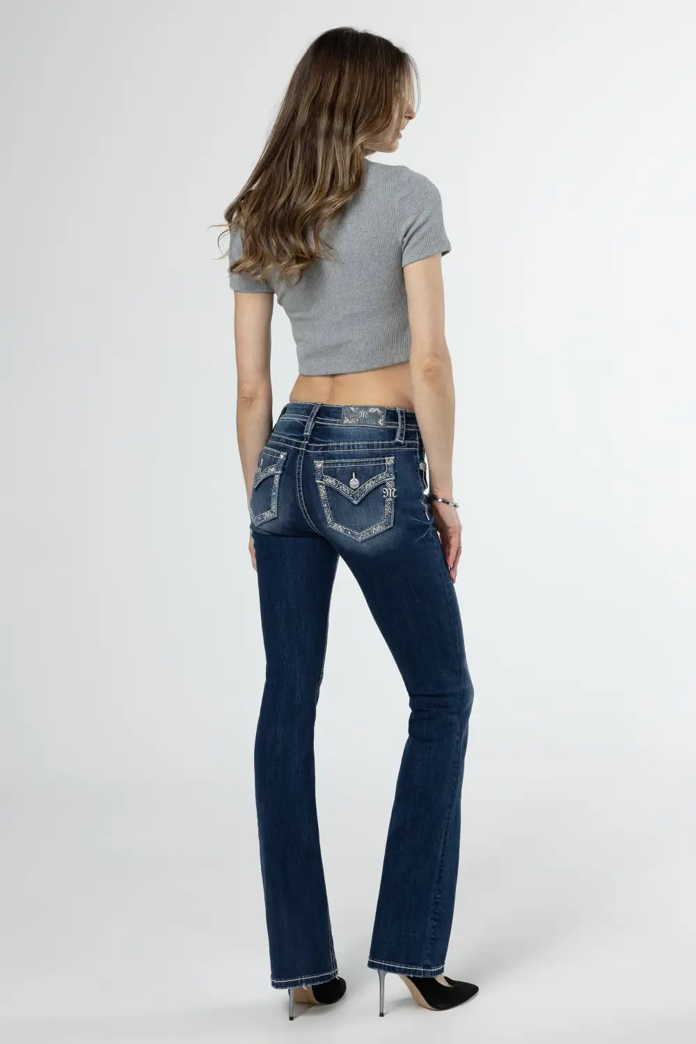 Hint of Blue Bootcut Jeans