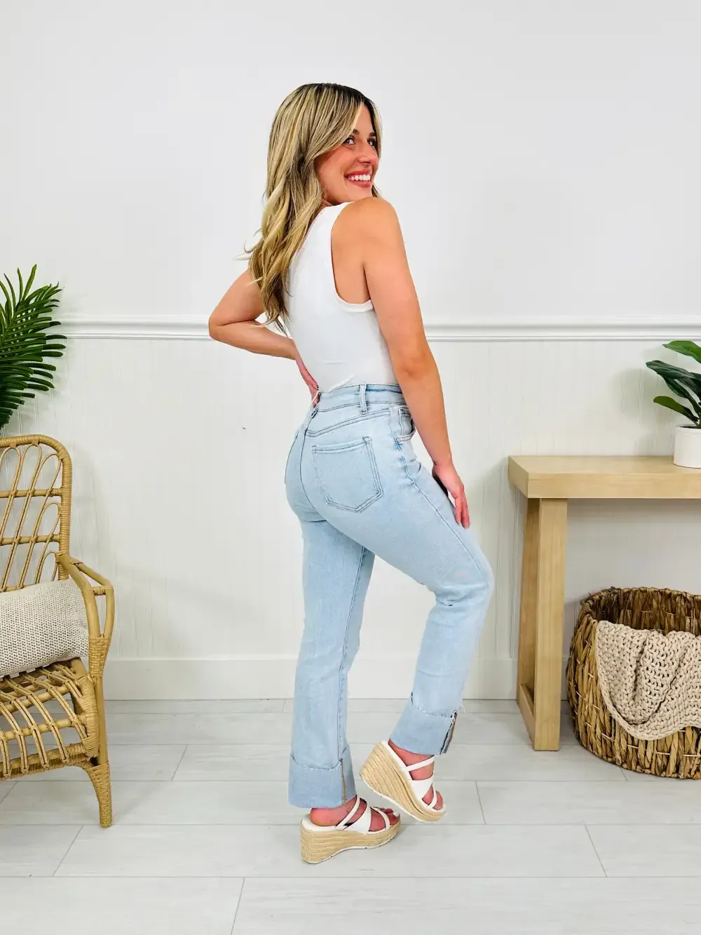 MOCO Exclusive Not Your Mother's Tummy Control Mom Jeans