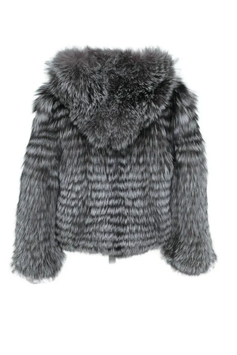 Silver Fox Fur Jacket