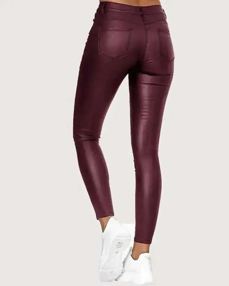 High Waist Butt Lifting Skinny Pants