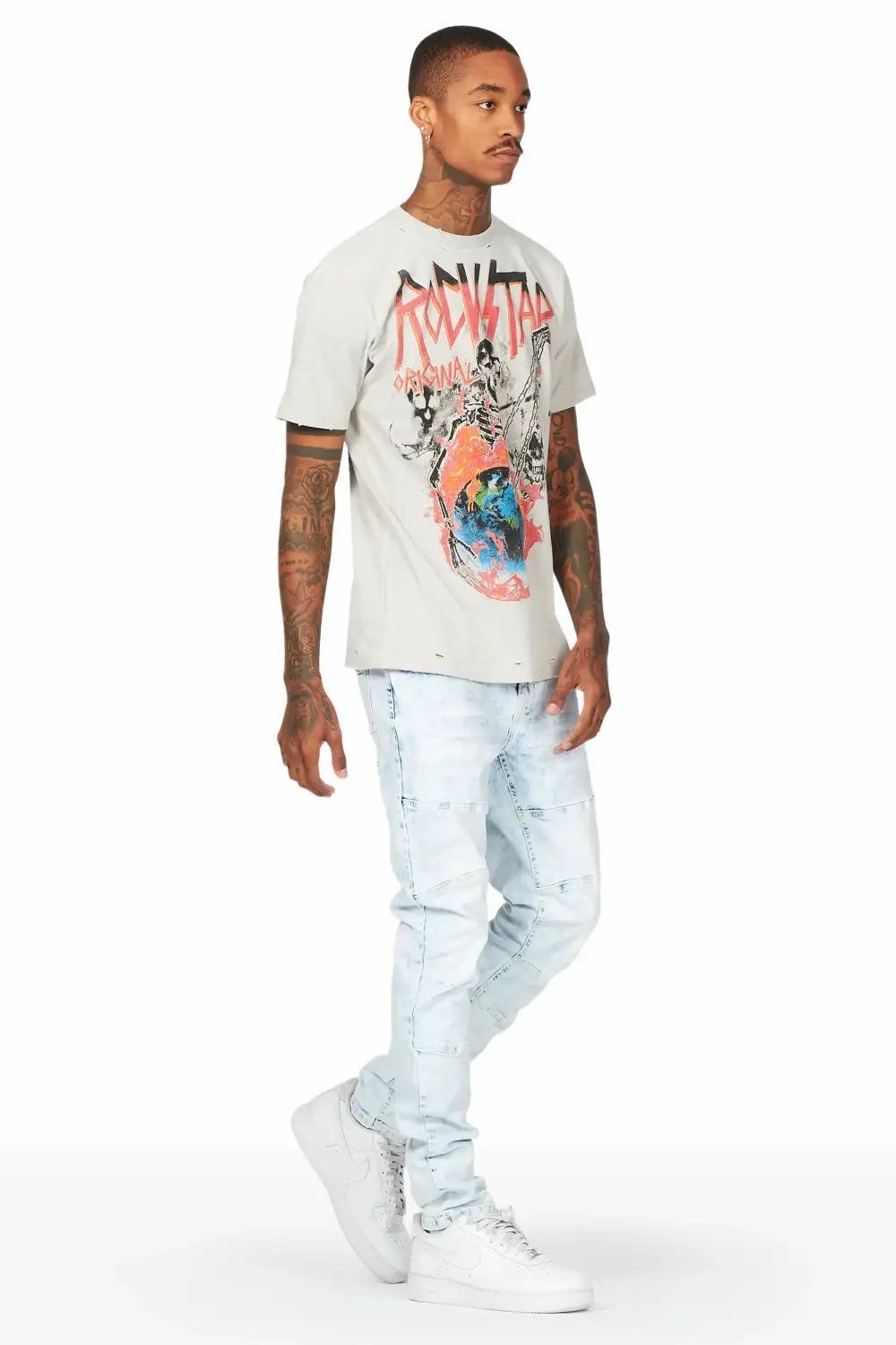 Milo Beach Blue Stretch Jean