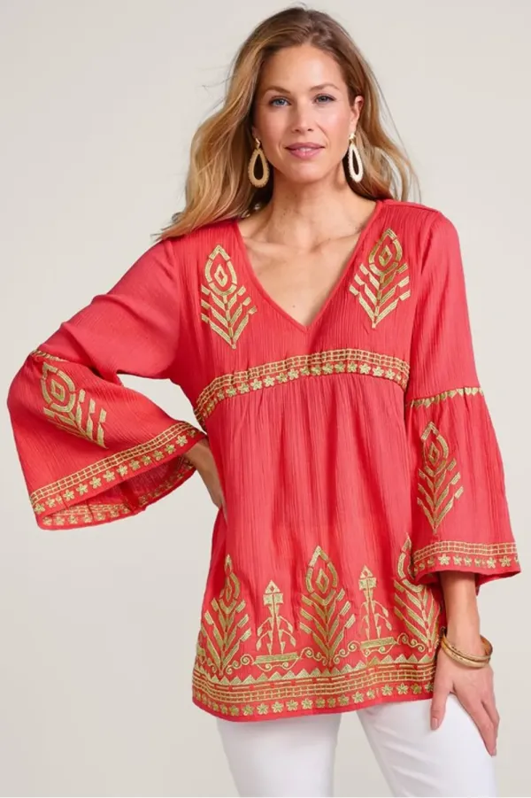 Zaneta Gauze Tunic