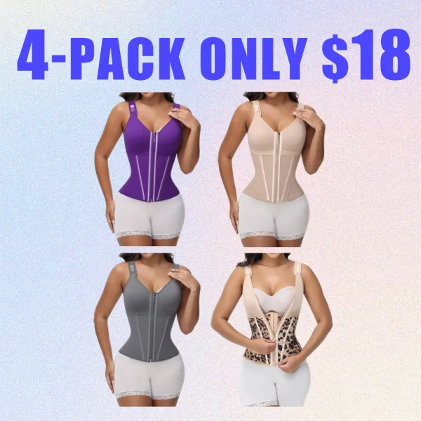 Women's Tummy Control Shapewear with Bra & Adjustable Straps – Waist Slimming Workout Girdle