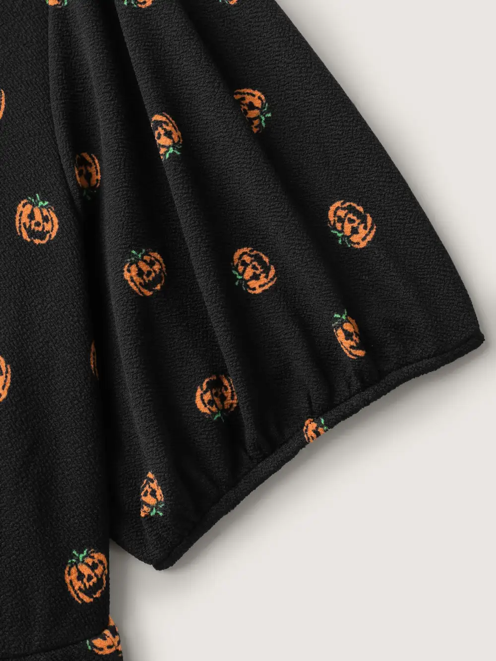 Micro Pumpkin Print Stretchy Midi Dress