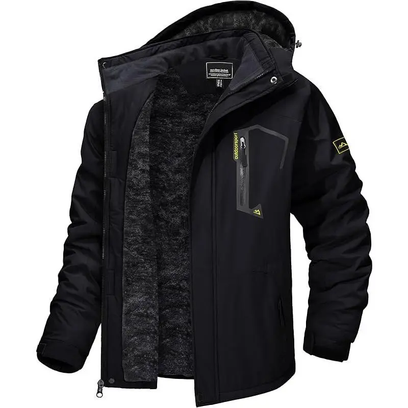 Men's Winter Skiing Jackets Water Resistant Fleece Coats
