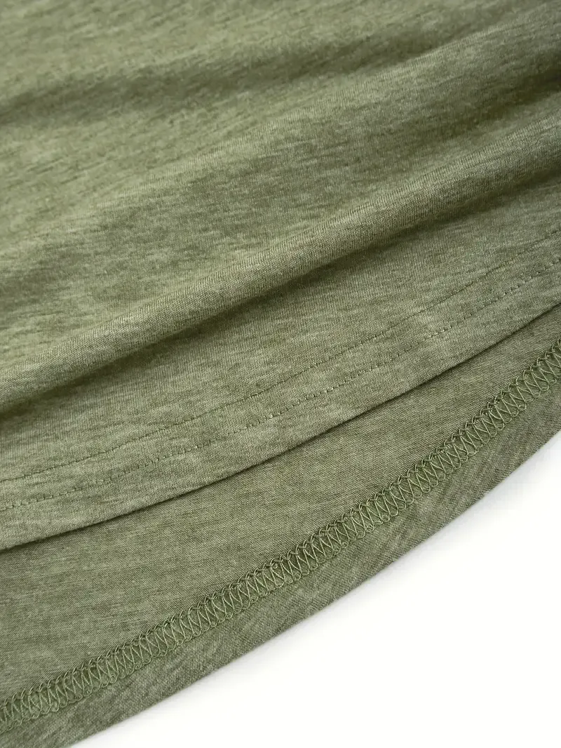 Women's Lace-Up Tie Front A-Line Tank Dress – Casual Summer Style