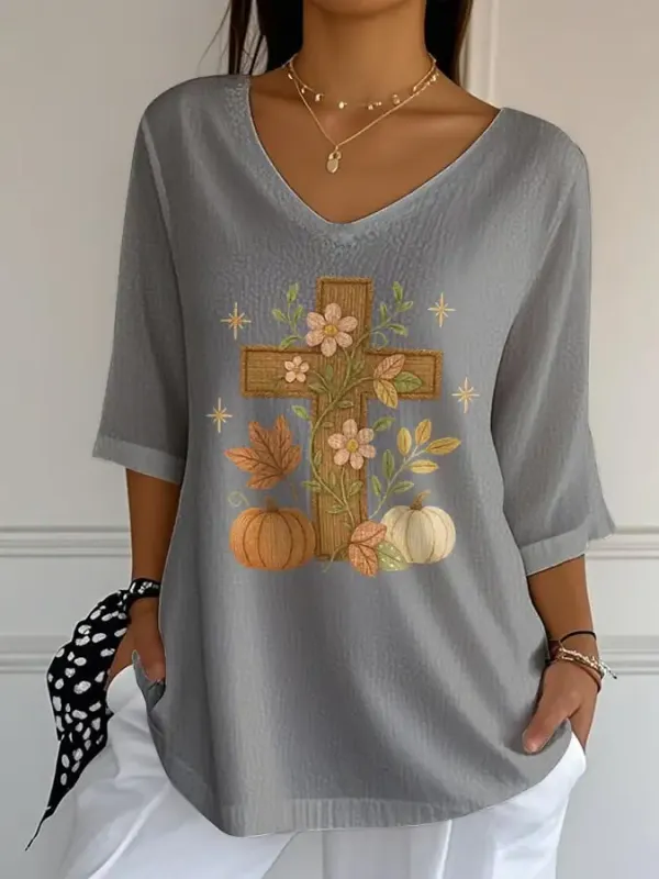 Women's Jesus  Print T-Shirt