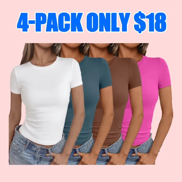 Women's Slim Fit Crop Top – Casual Y2K Streetwear Tee for Summer