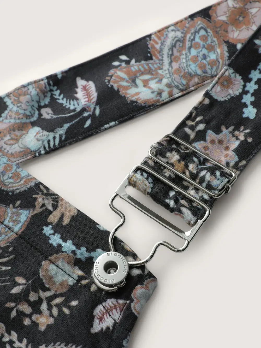 Floral Adjustable Stretchy Waist Jumpsuit