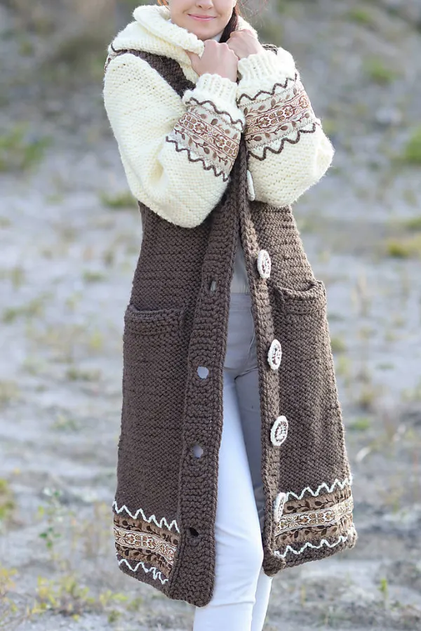 Women Fashion Long Sleeve Plus Size  Outwear