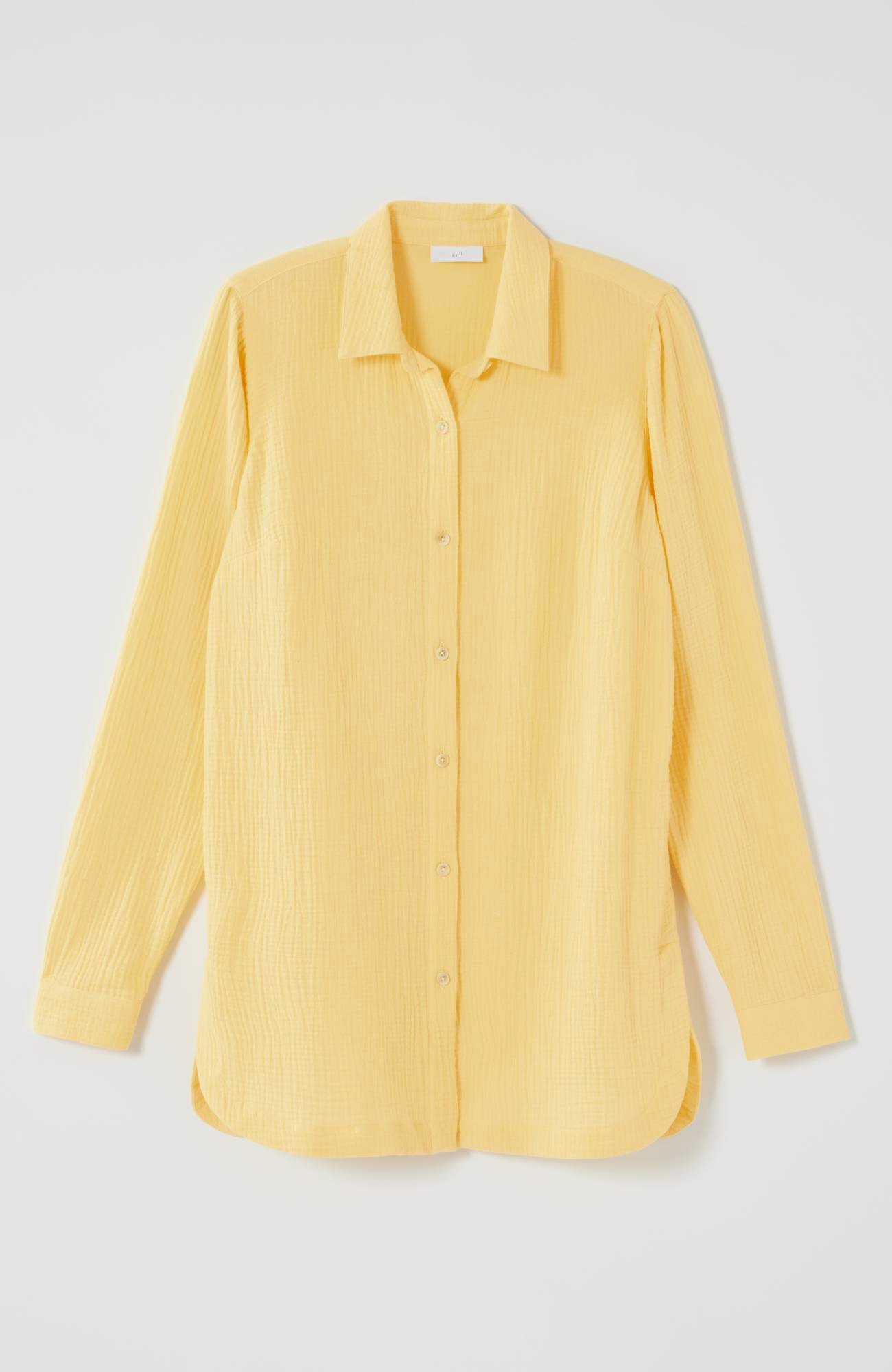 Cotton-Gauze Split-Hem Tunic