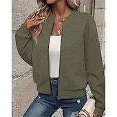 Women's Texture Sweatshirt Waffle Sweatshirt  Pullover Hoodie Sweatshirt Plain Streetwear Casual Long Sleeve Hooded Regular Tops Street Holiday Going out Buttons Black White Pink Wine Fall Winter