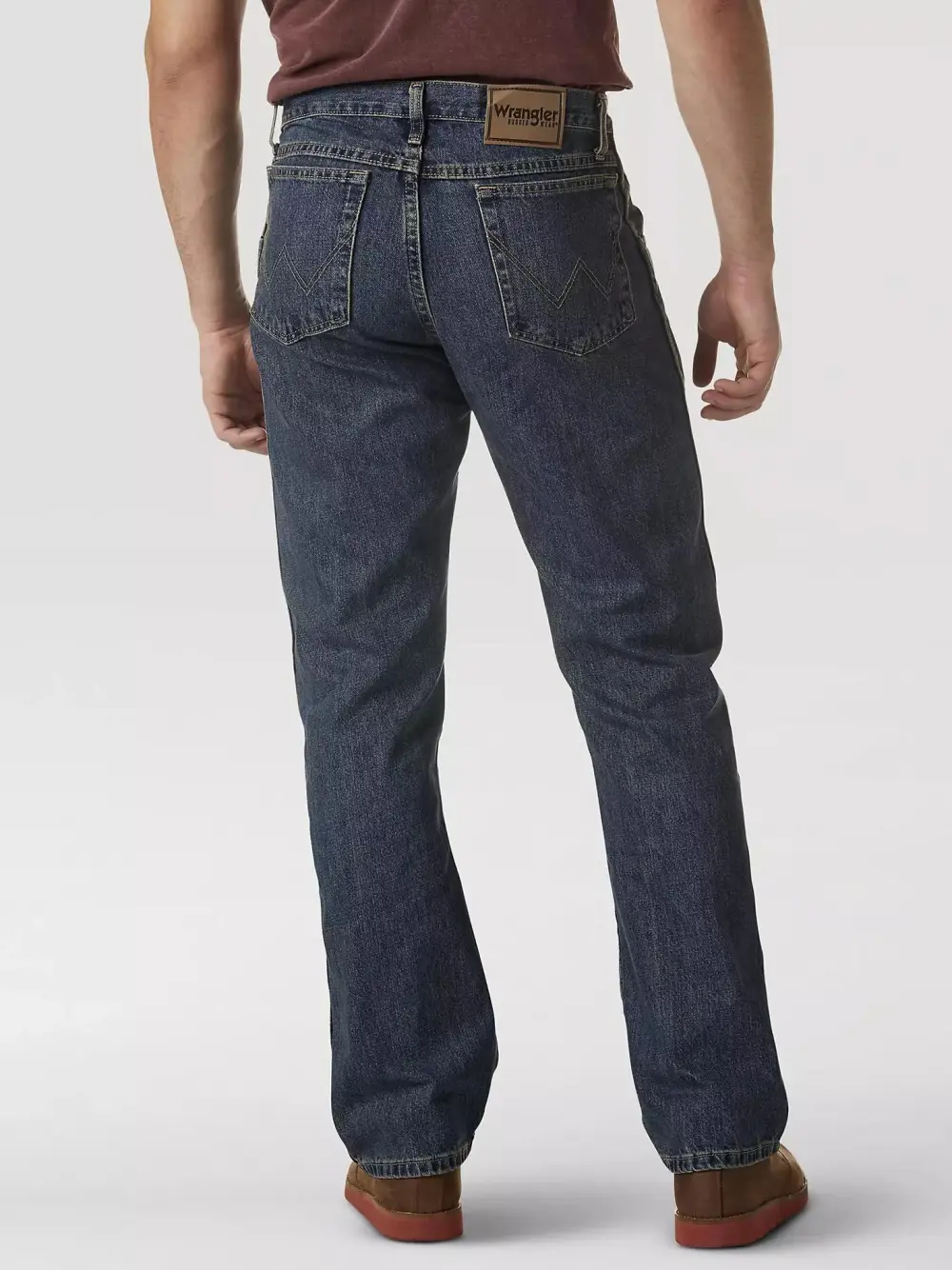 WRANGLER RUGGED WEAR RELAXED FIT MID RISE JEAN IN MEDITERRANEAN