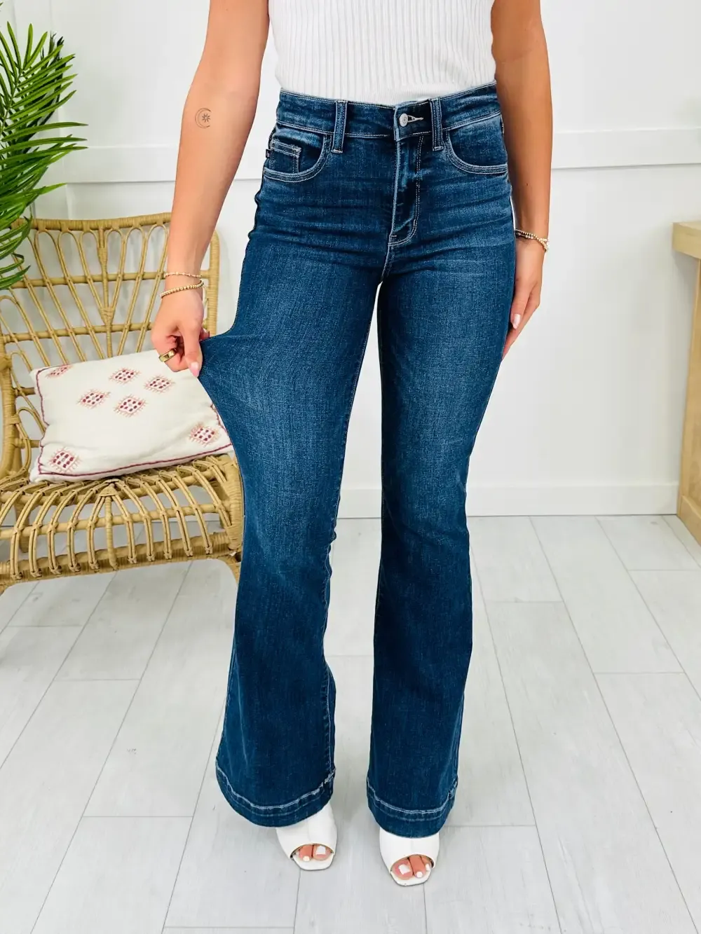 Judy Blue Polished Perfection Trouser Flares