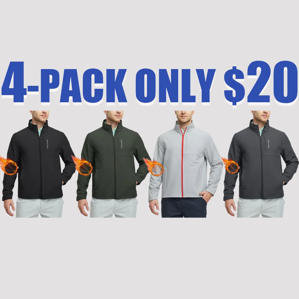 Men's Golf Windbreaker Jacket, Performance Golf Top, Waterproof Outdoor Jacket, Casual Men's Wear,Lightweight Jackets