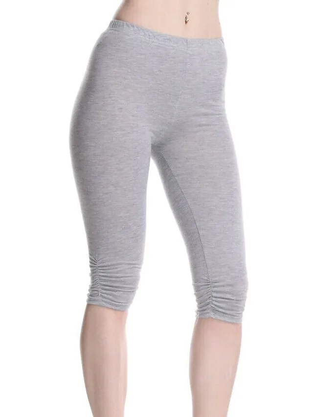 Women's Yoga Pants Sun Protection Tummy Control Butt Lift High Waist Yoga Fitness Gym Workout Capri Leggings Bottoms Violet Black White Sports Activewear High Elasticity Skinny
