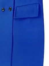 Women's Winter Coat Coat Cloak / Capes Windproof Warm Pocket Casual Street Style Plain Vacation Work Street Daily Wear Single Breasted Turndown Loose Fit Long Sleeve Outerwear Red Blue Green Fall