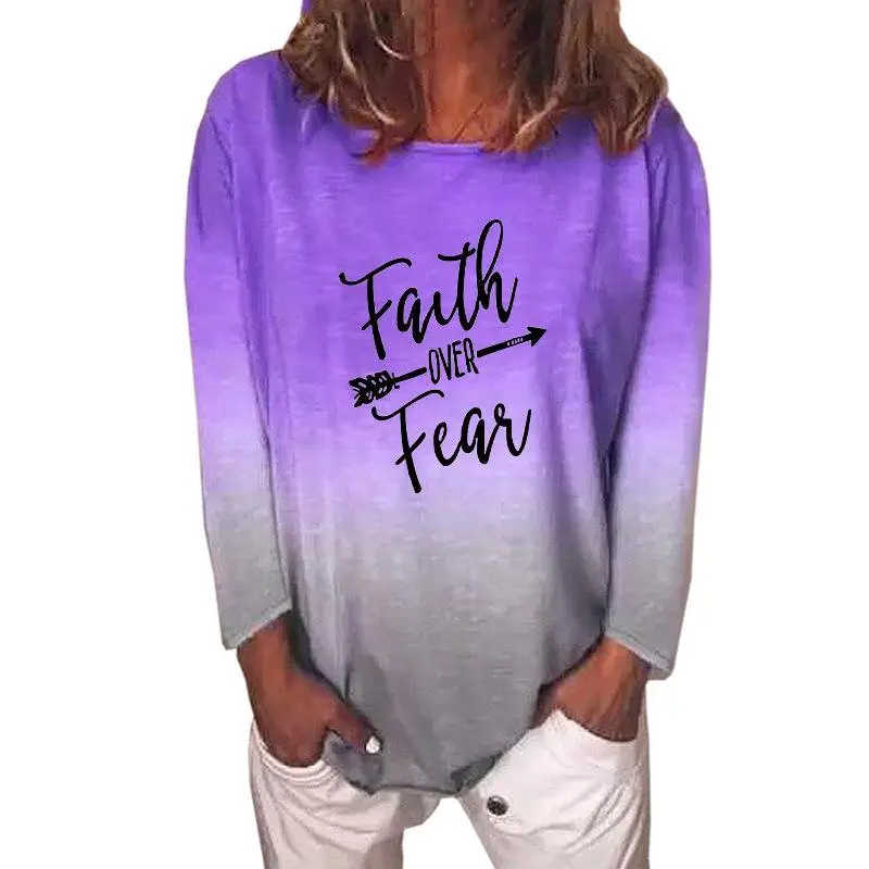 Autumn Round Collar Long Sleeve Conventional T-shirt