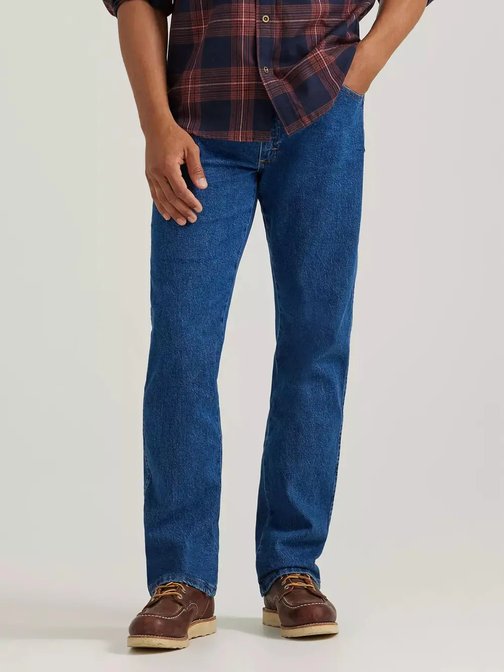 WRANGLER COMFORT SOLUTIONS SERIES COMFORT FIT JEAN IN DARK FLEX