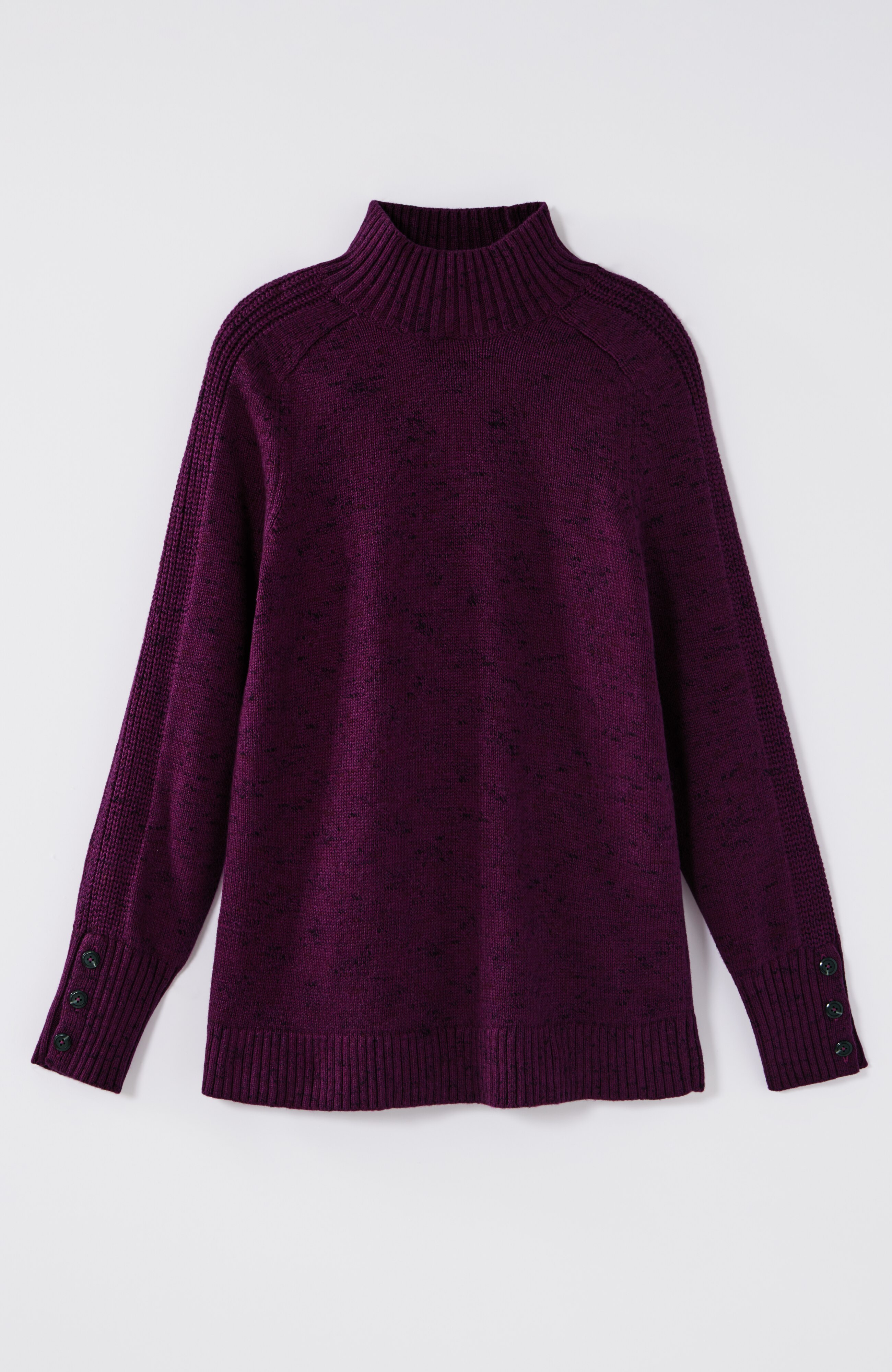 Wearever Button-Cuffed Sweater