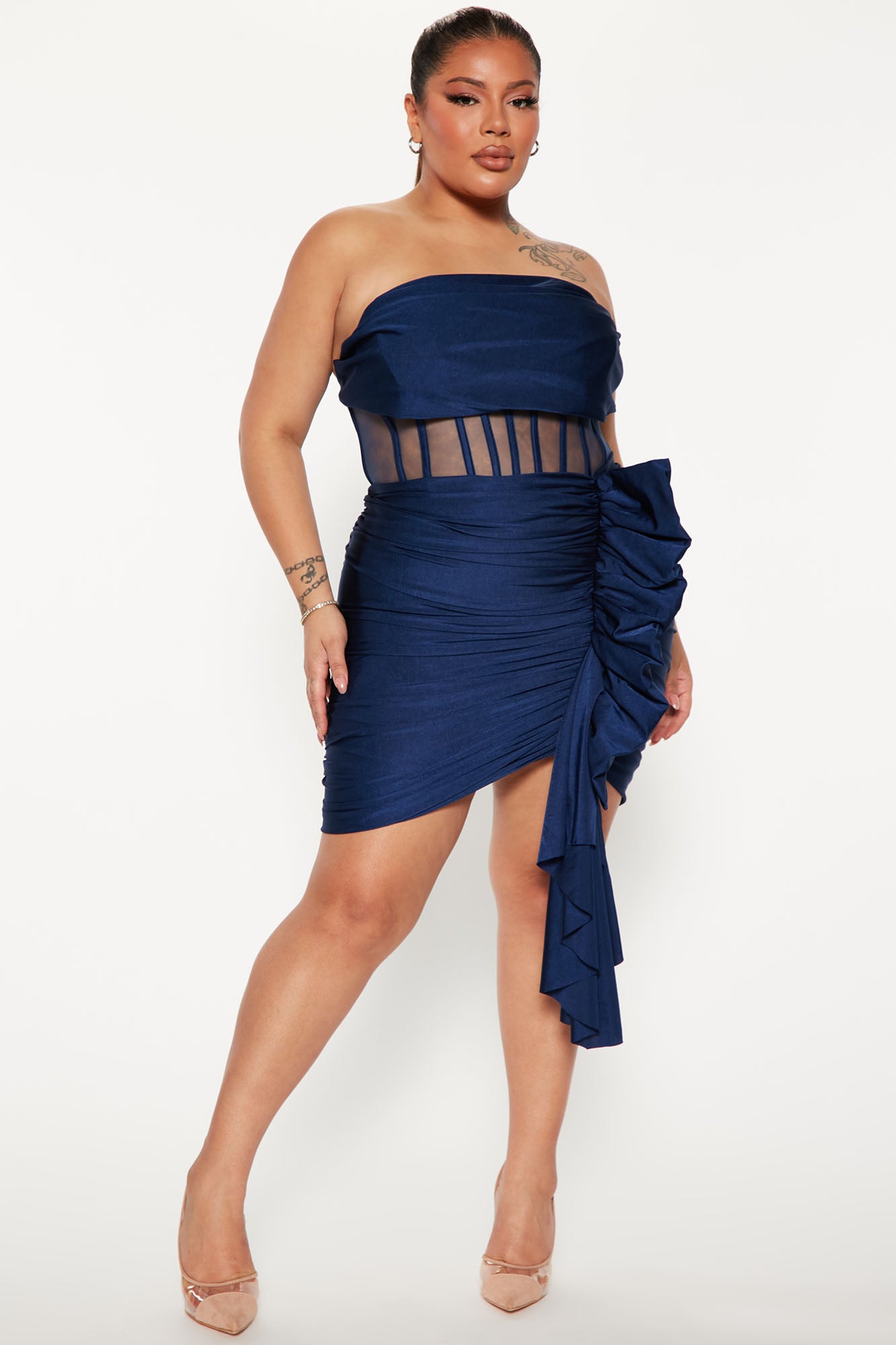 Always So Chic Mini Dress - Navy
