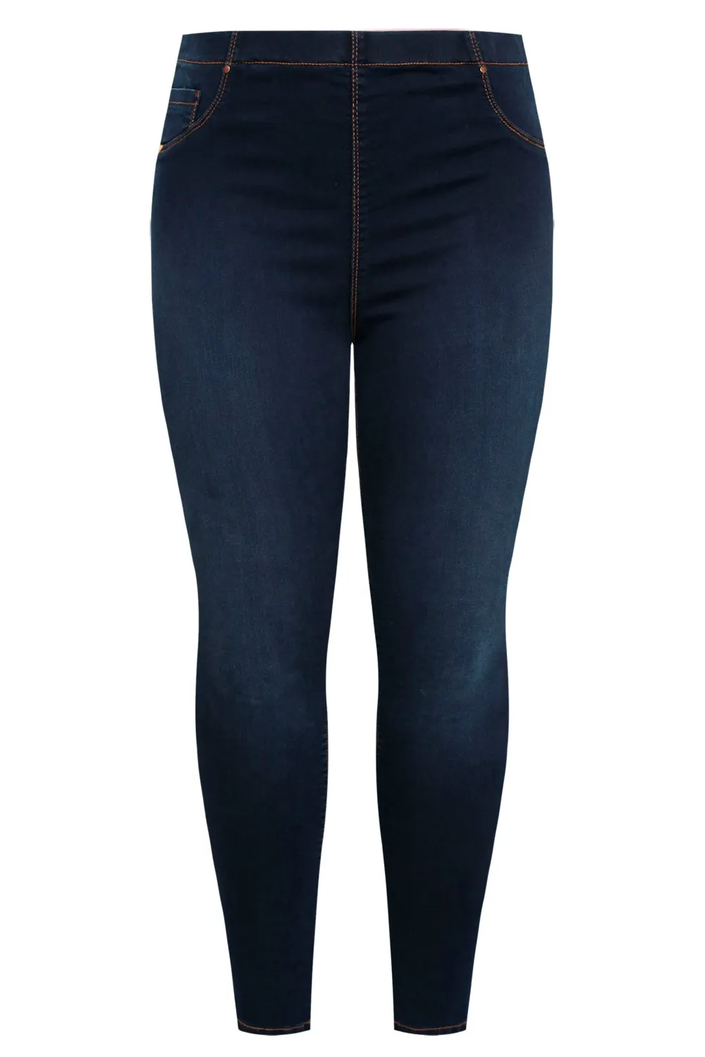 YOURS FOR GOOD Curve Black Pull On Stretch JENNY Jeggings