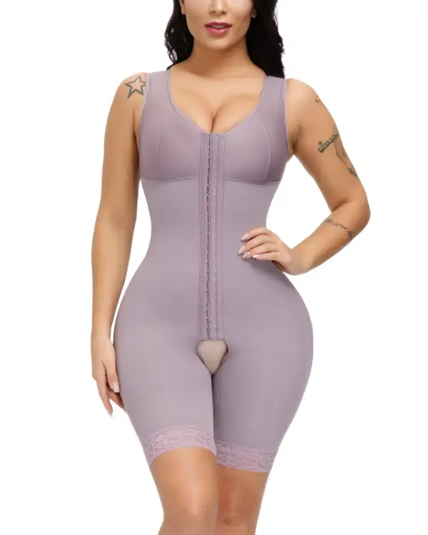 Full  Bodysuit Body Shaper With Bra