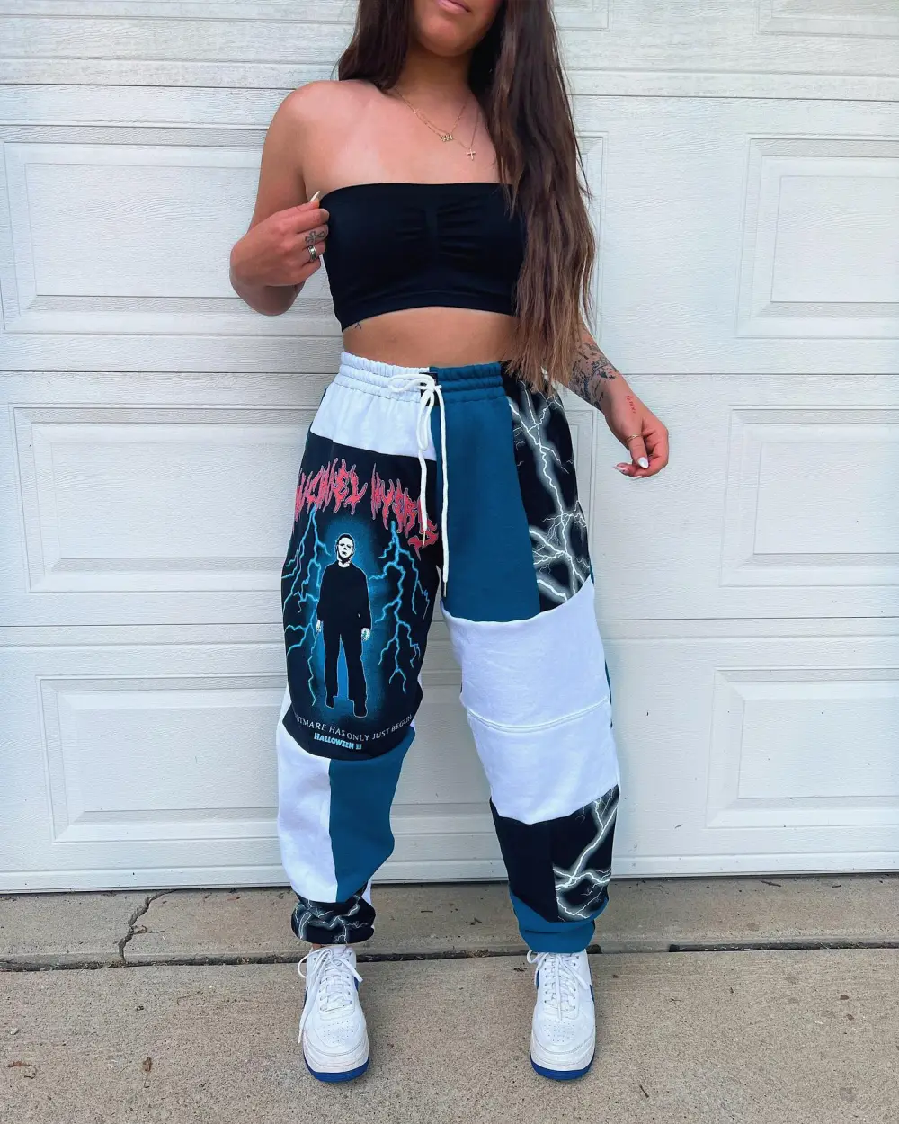 Sweatpants how perfect and cozy piece for your Halloween day