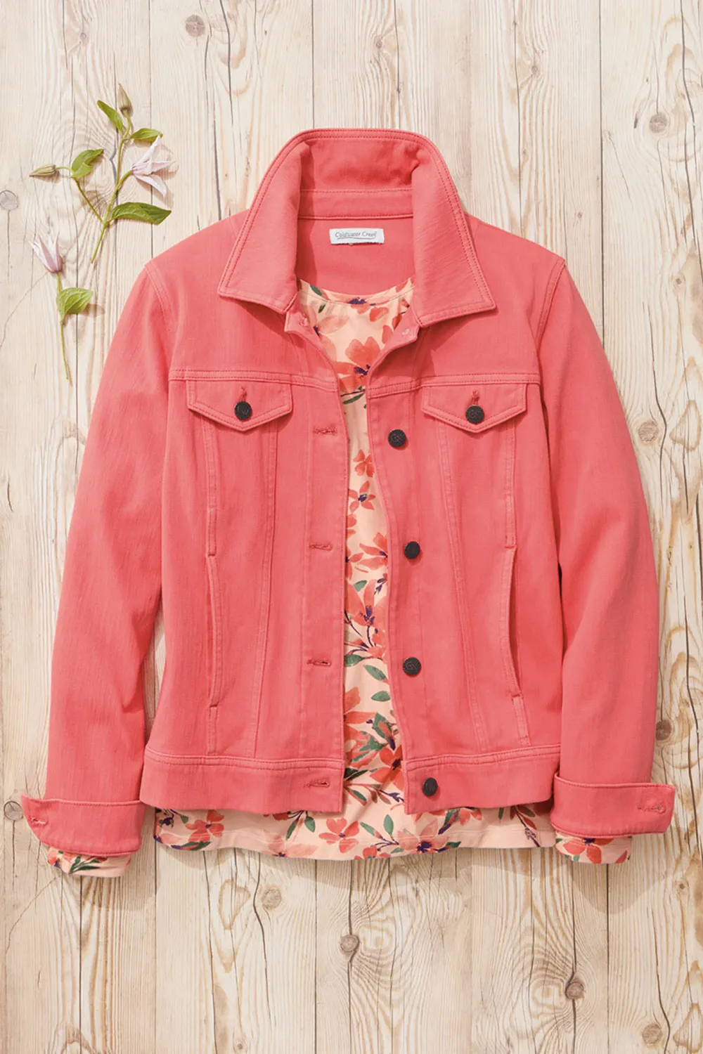 Knit Denim Jacket