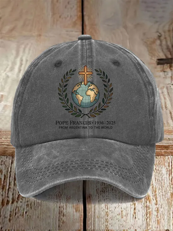 Men And Women's Pf 1936-2025 From Argentina To The World Washed Baseball Cap