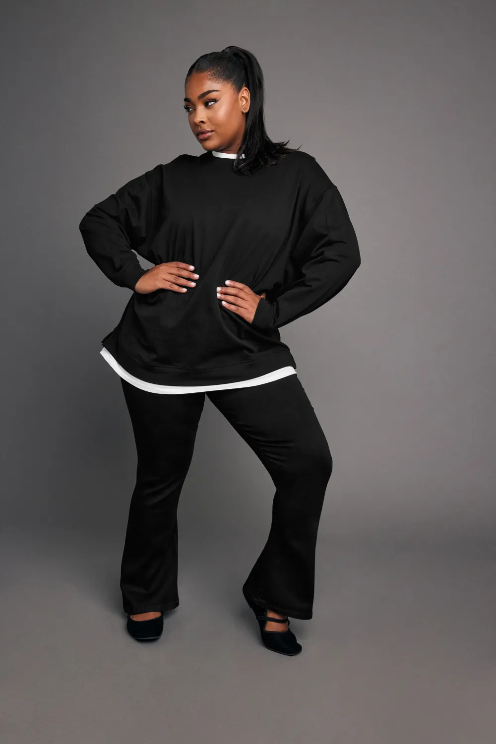 YOURS Curve Black Bootcut Jeggings