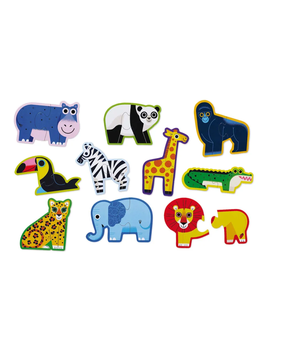 Crocodile Creek - Let's Begin 2pc/Jungle Puzzles