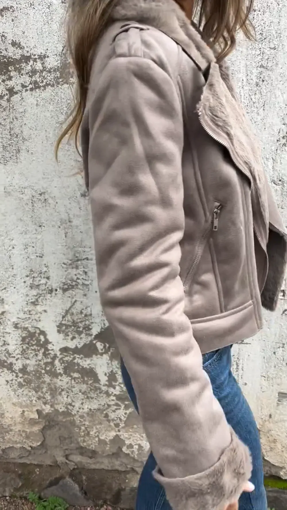 Plush Luxe Moto Jacket