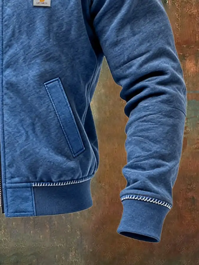 Men's Vintage Comfortable Multi-Pocket Outdoor Jacket