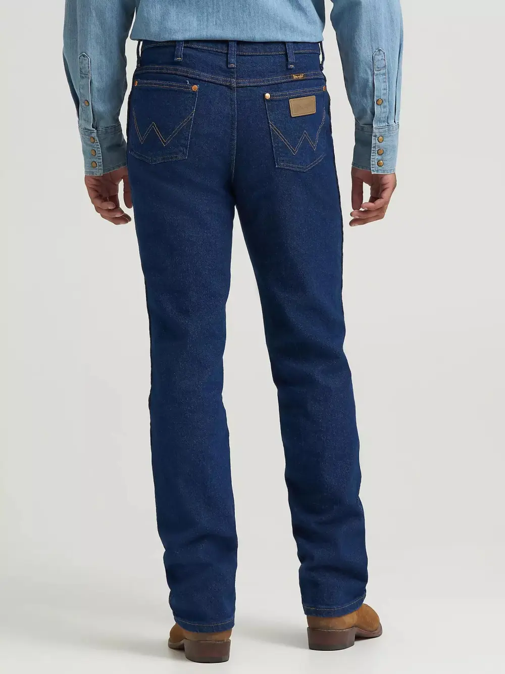 WRANGLER COWBOY CUT NAVY STRETCH SLIM FIT JEAN IN NAVY