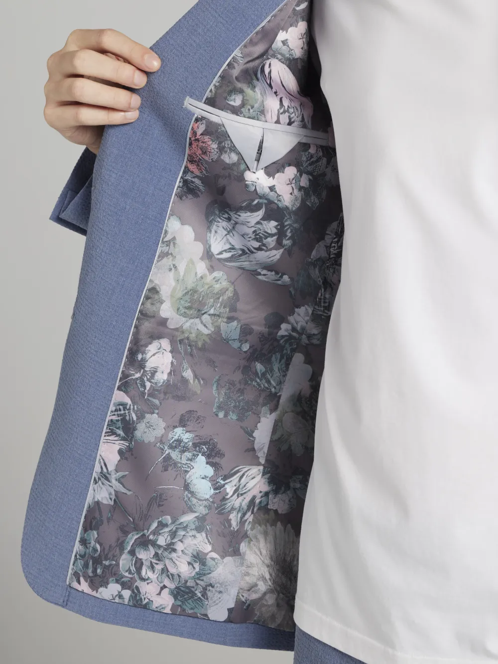 Egara Skinny Fit Seersucker Suit Jacket