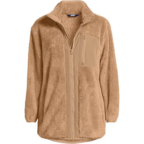 Women's Full Zip Cozy Sherpa Fleece Jacket