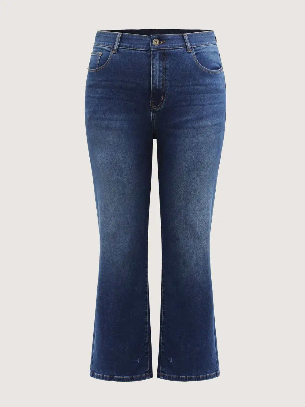 Classic Wash Stretchy Micro Flared Jeans