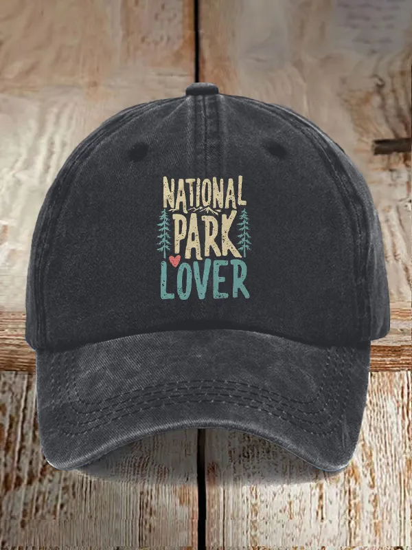 National Park Lover Comfort Colors Baseball Caps