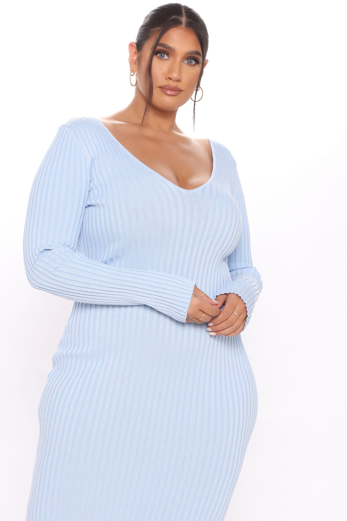 Kallan Knit Dress - Blue