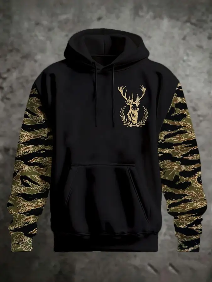 Men's Western Print Casual Sweatshirt