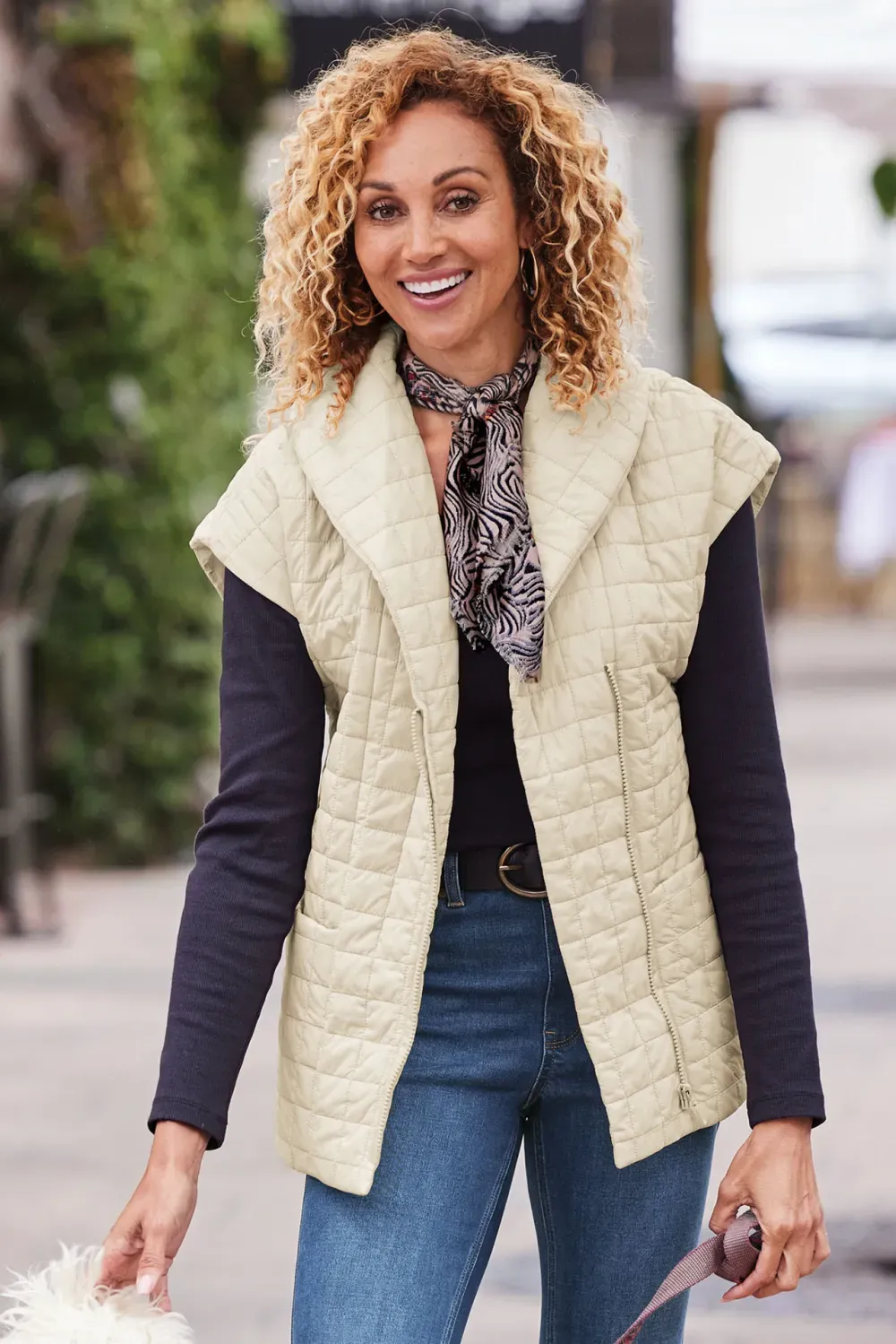 Rib Knit Long Sleeve Scoop Neck Tee